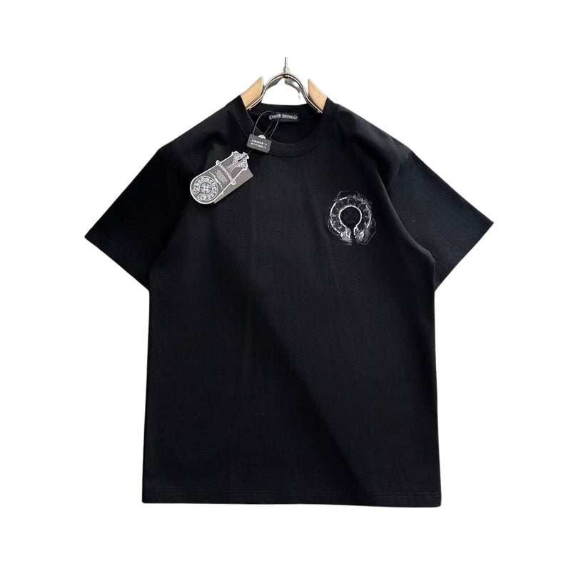 Chrome Hearts Horseshoe Letter Embroidery T-Shirt