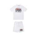 Trapstar Set Maglietta London Bianco Con Pantaloncini