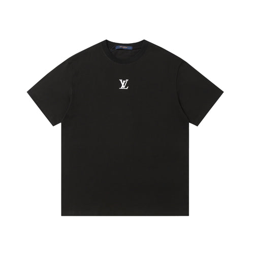 Louis Vuitton Black Oversized Rubber Logo T-Shirt
