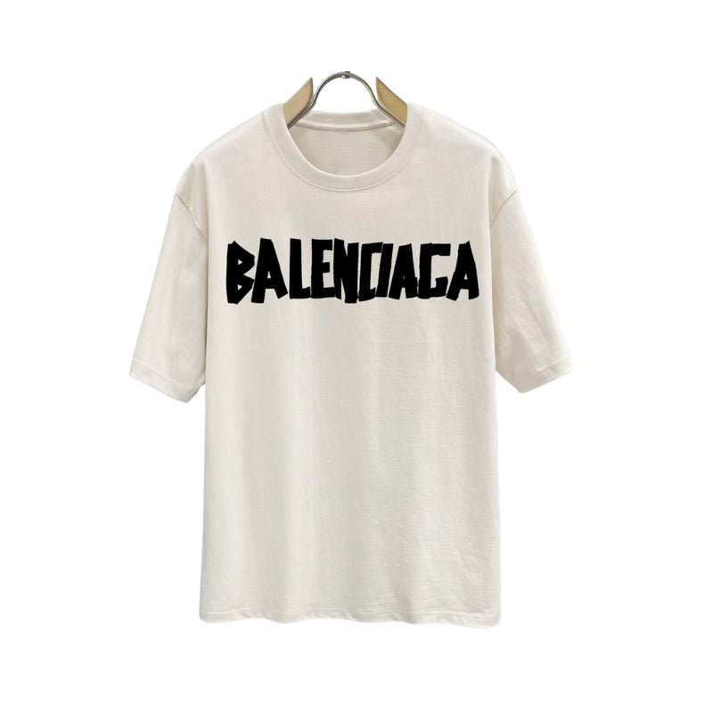 Balenciaga — Vintage Logo Oversized T-Shirt — Ivory