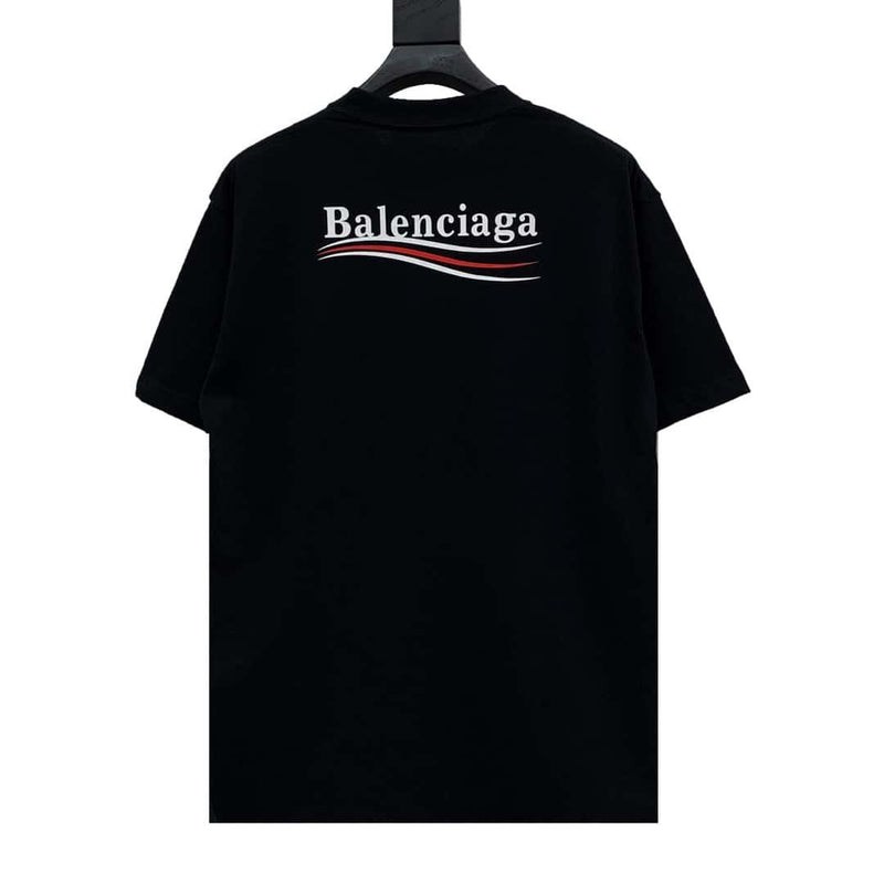Balenciaga — Political Campaign Logo T-Shirt — Black