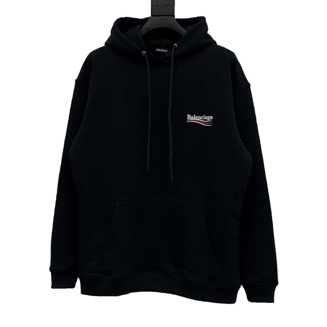 Balenciaga Hoodie/sweatshirt Black & White logo