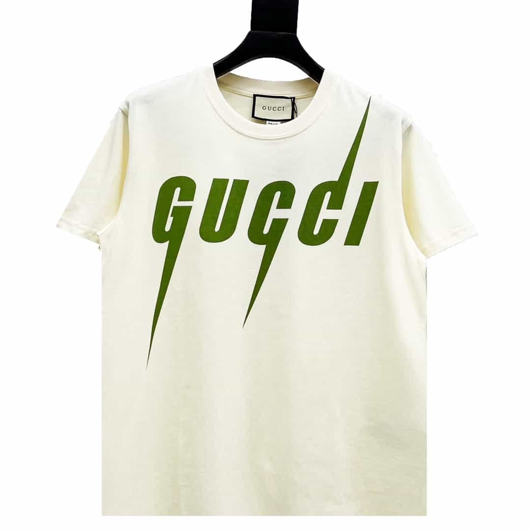 Gucci White Cotton T-Shirt