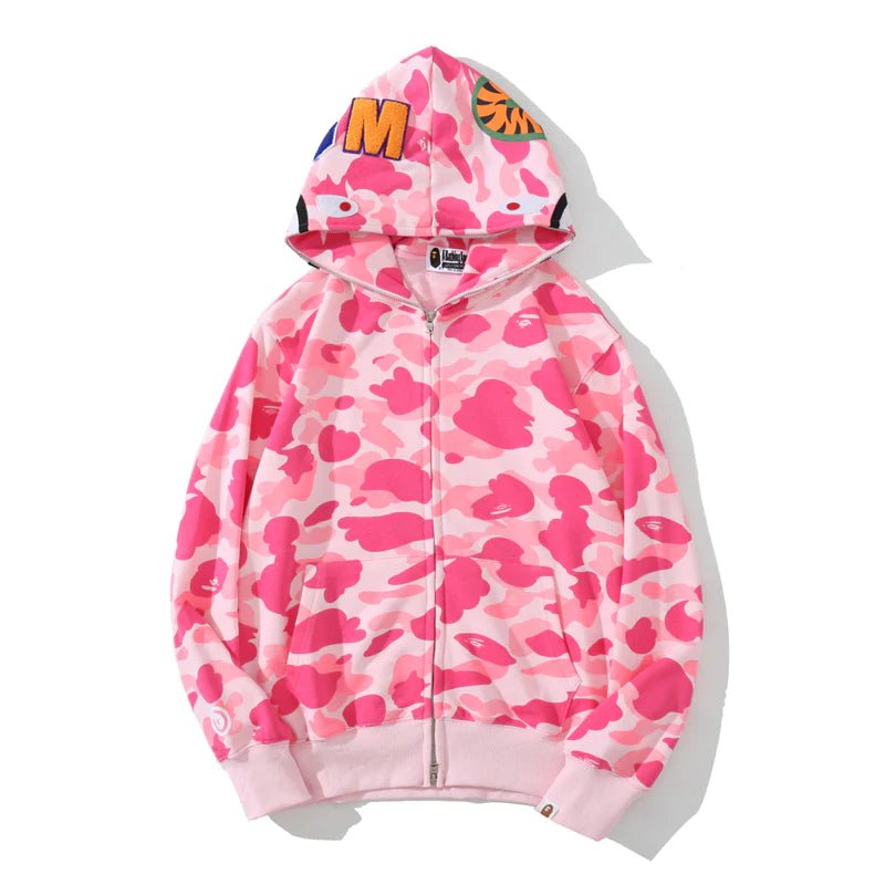 BAPE YQWEL Hoodie Shark
