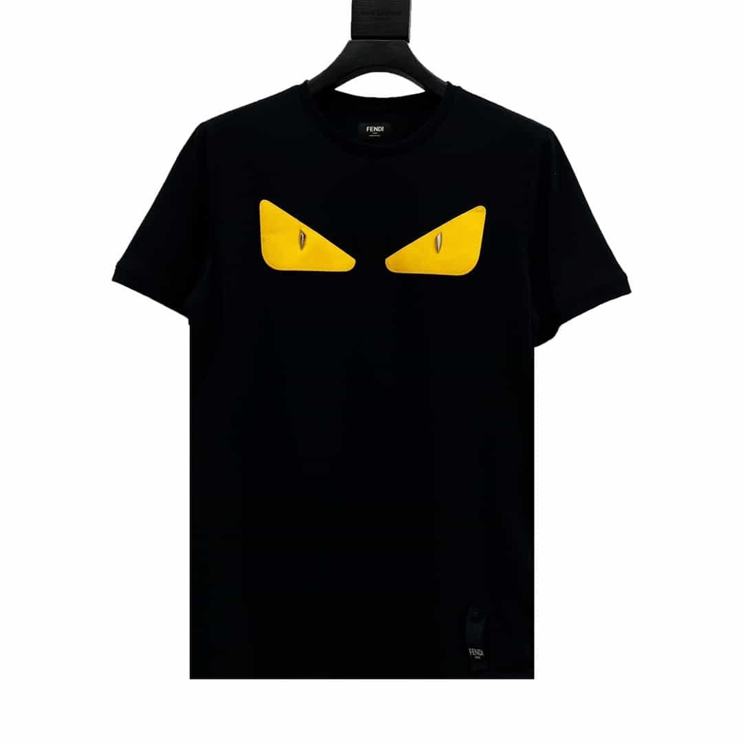 Fendi Yellow Big Eye T shirt