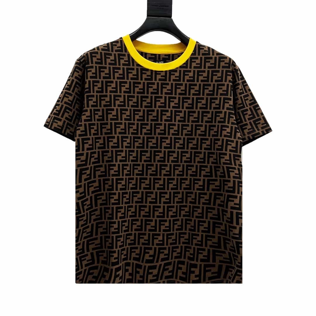 Fendi Large multi print T shirt