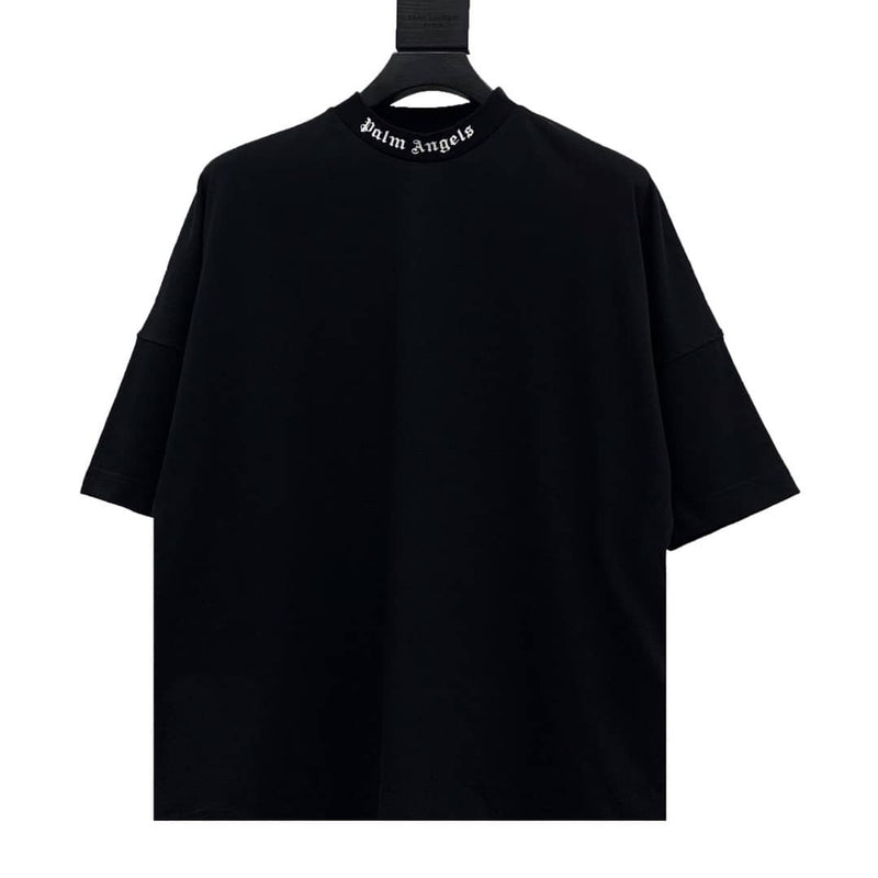 Palm Angels Logo Print T-shirt Black