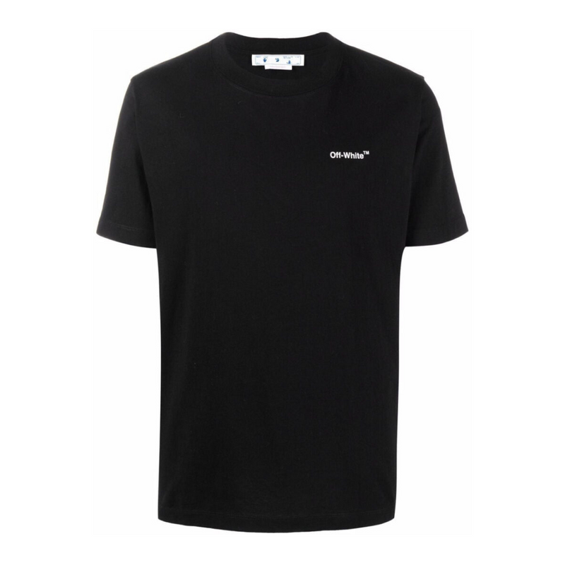 Off-White Wave Diag Printed T-shirt black