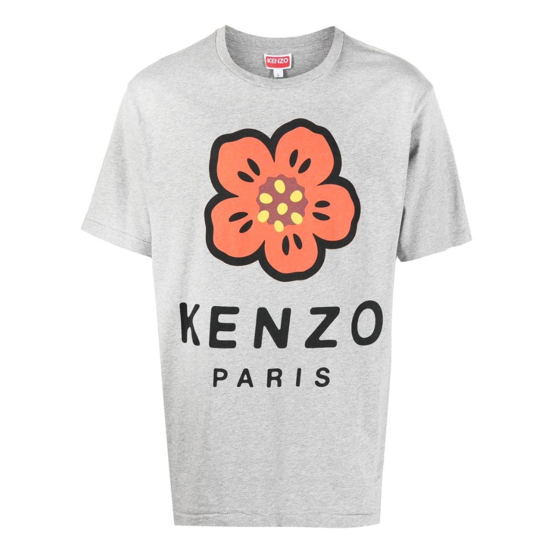 Kenzo Gray Boke Flower T-Shirt