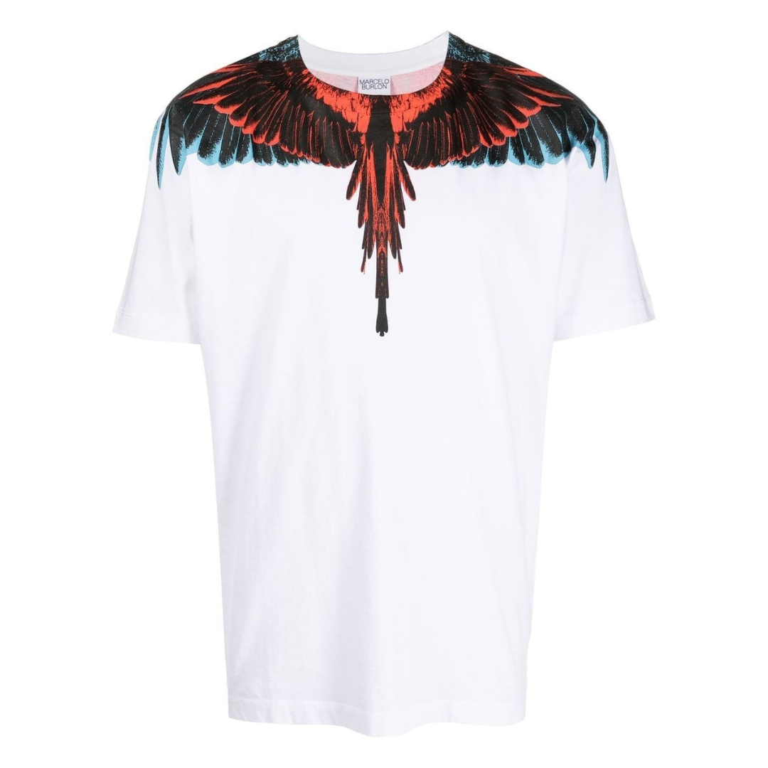 Marcelo Burlon Regular Fit Icon Wings Crew-neck T-Shirt