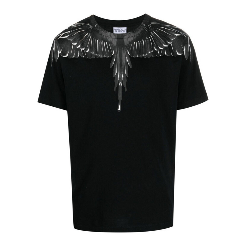 Marcelo Burlon Icon Wings cotton T-shirt Black