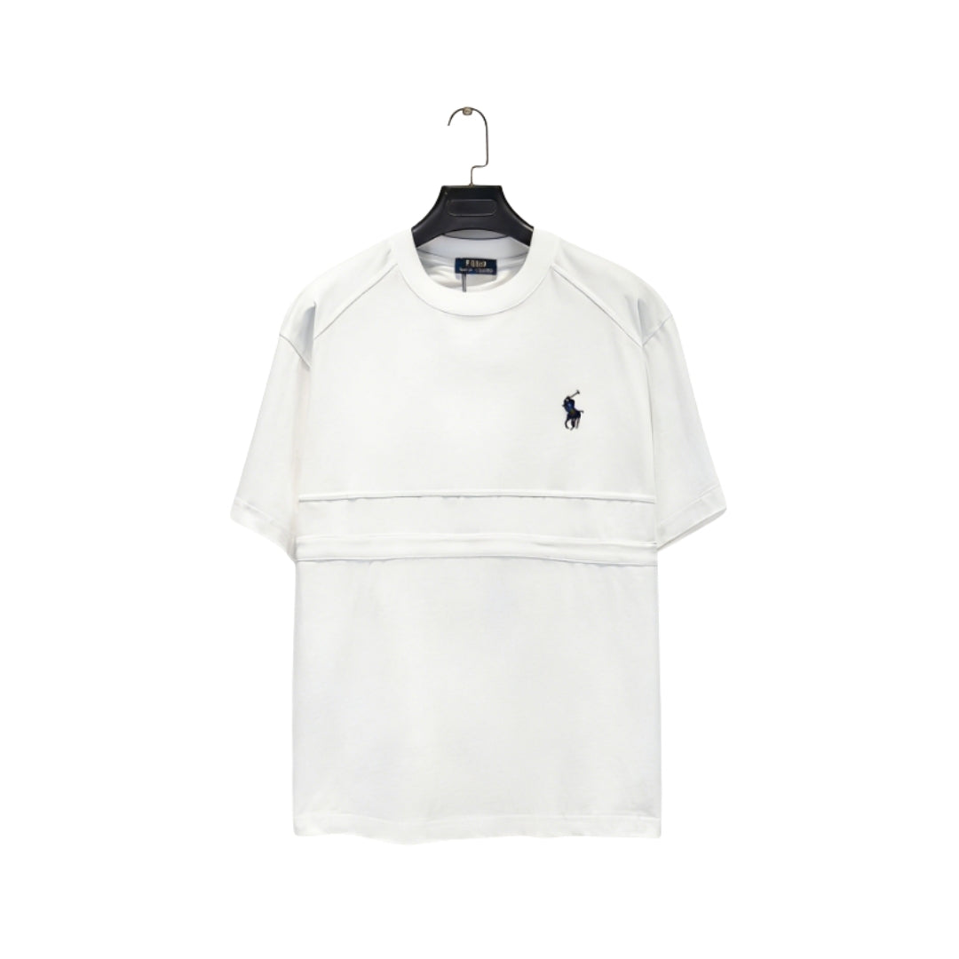 Ralph Lauren White Signature Embroidered Logo T-Shirt