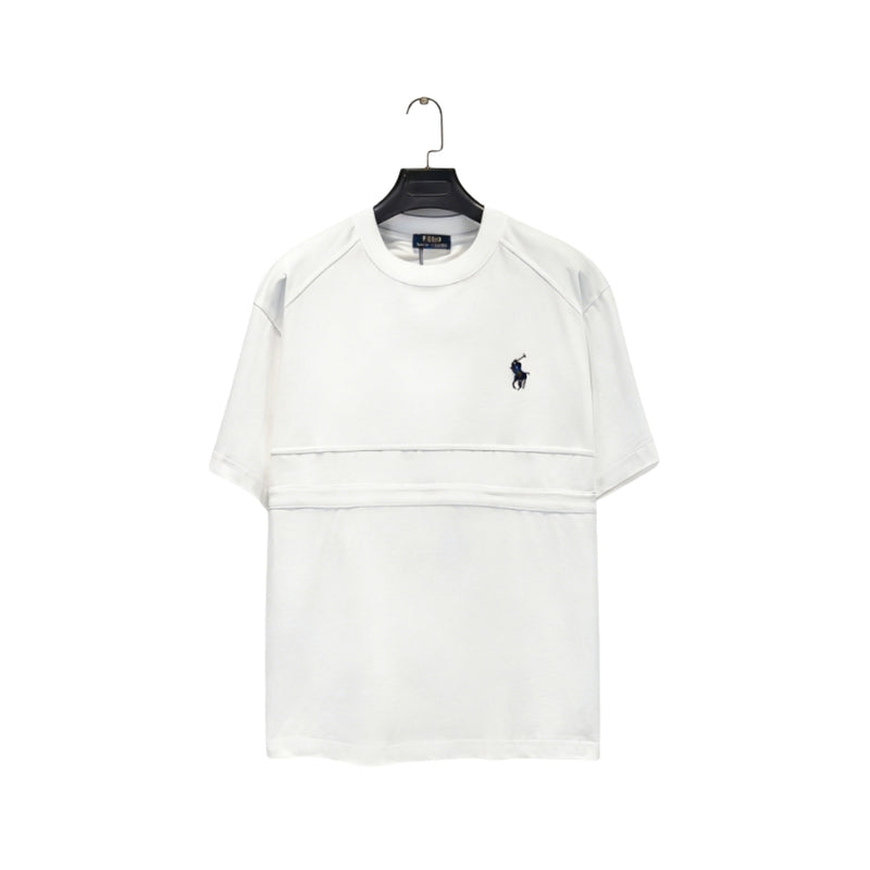 Ralph Lauren White Signature Embroidered Logo T-Shirt