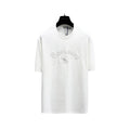 Burberry — Oversized Embroidered Logo T-Shirt — White