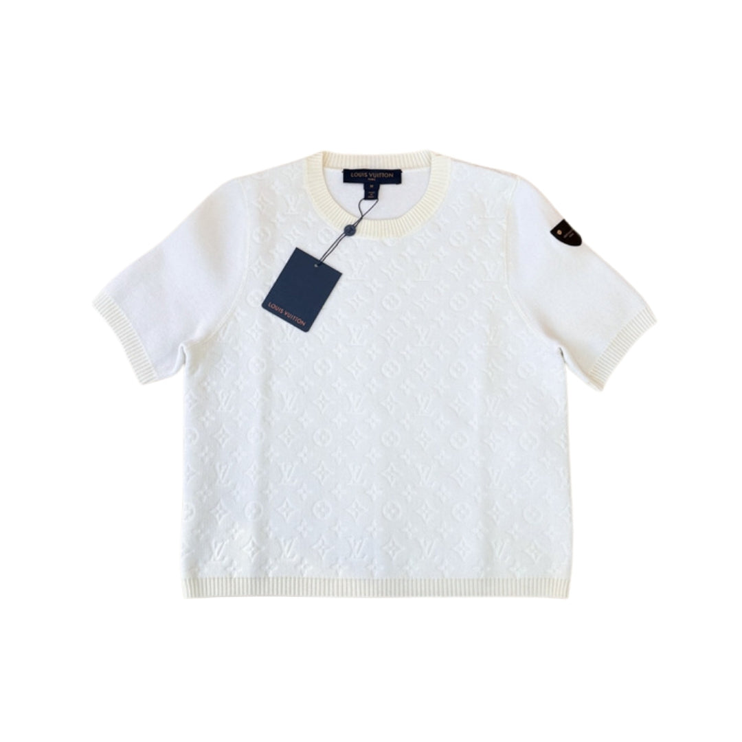 Louis Vuitton White Short Sleeve Crewneck T-Shirt