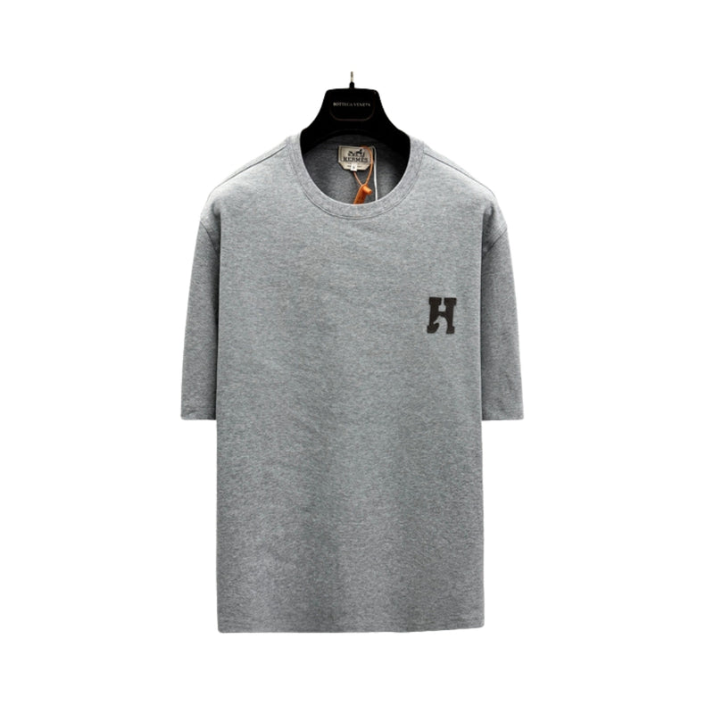 Hermès H'Cheval Patch Grey T-Shirt
