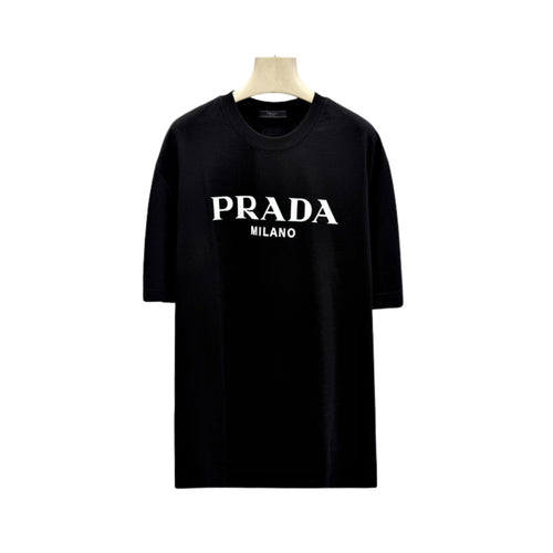 Prada Black and White Logo T-Shirt