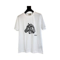 Hermès White Cotton Geometric Motif T-Shirt