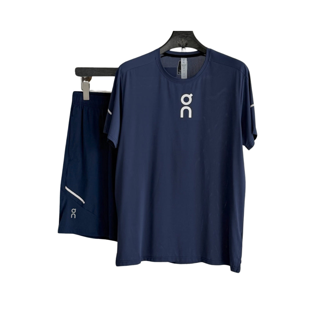 On Cloud Set Tuta Activewear On Running Blu Navy