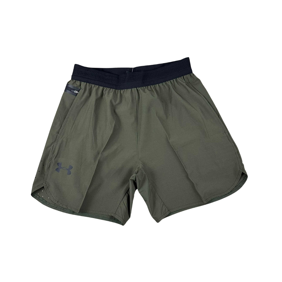 Under Armour Pantaloncini Foderati Verde Oliva