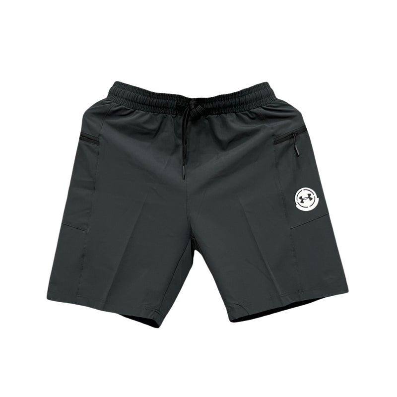 Under Armour Pantaloncini Casual Neri Con Logo Bianco