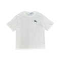 Burberry Embroidered Logo Cotton T-Shirt — White