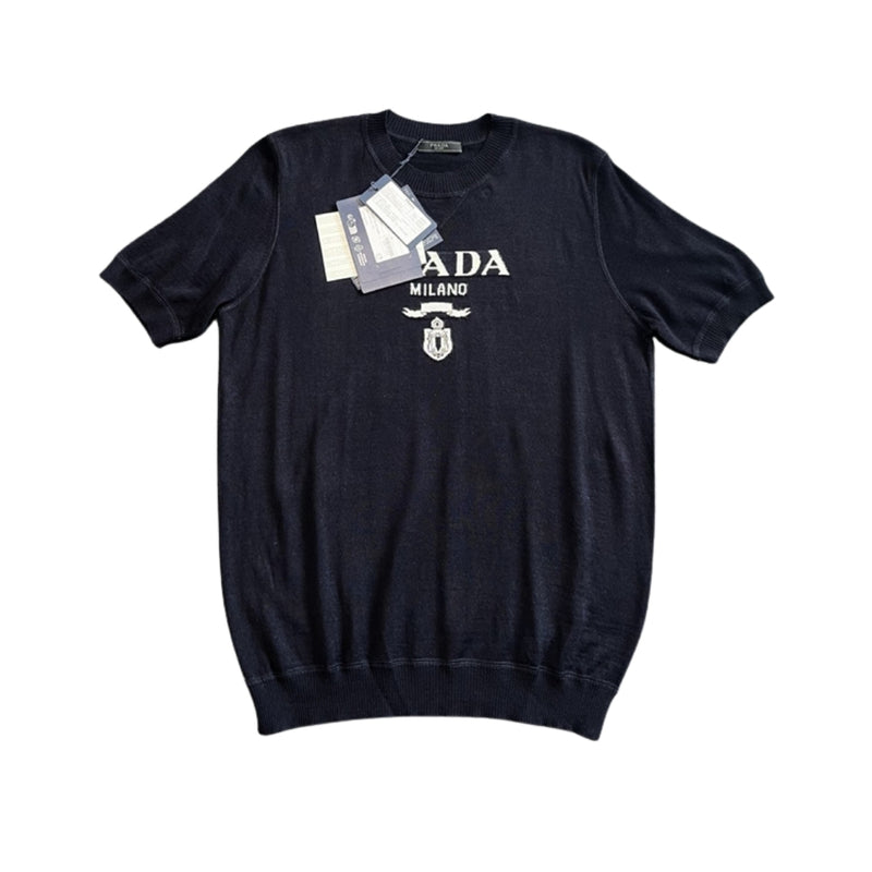 Prada Superfine Wool Crewneck T-Shirt