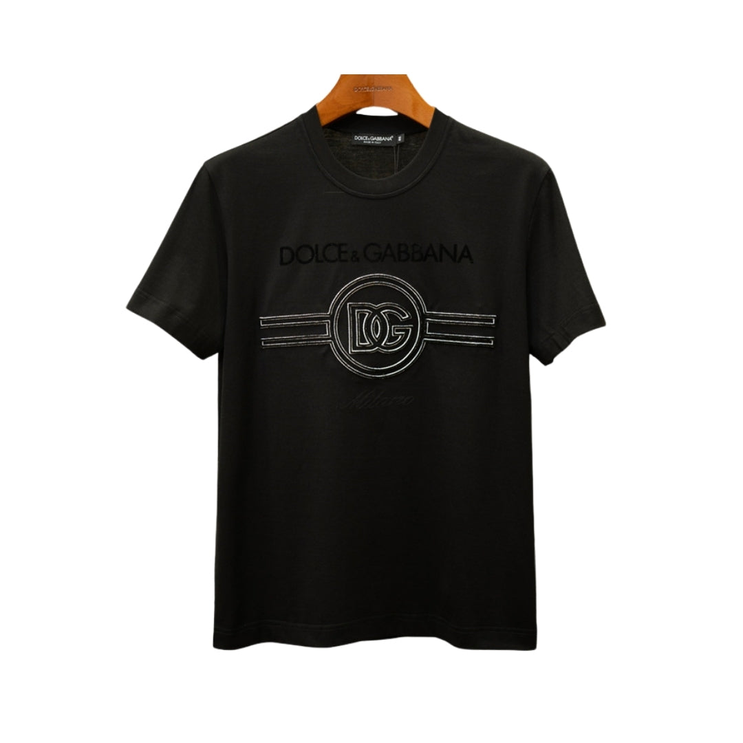 Dolce & Gabbana Circular Logo Patch T-Shirt
