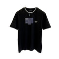 Prada Contrast Trim Short Sleeve Crewneck T-Shirt