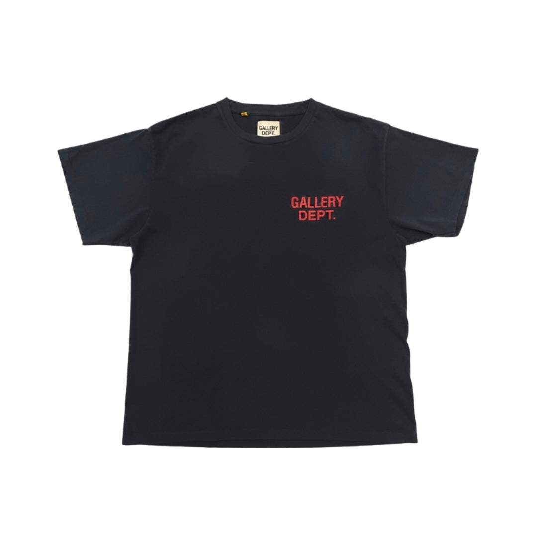 Gallery Dept. Black Souvenir T-Shirt with Red Details