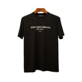 Dolce & Gabbana Black Cotton T-Shirt