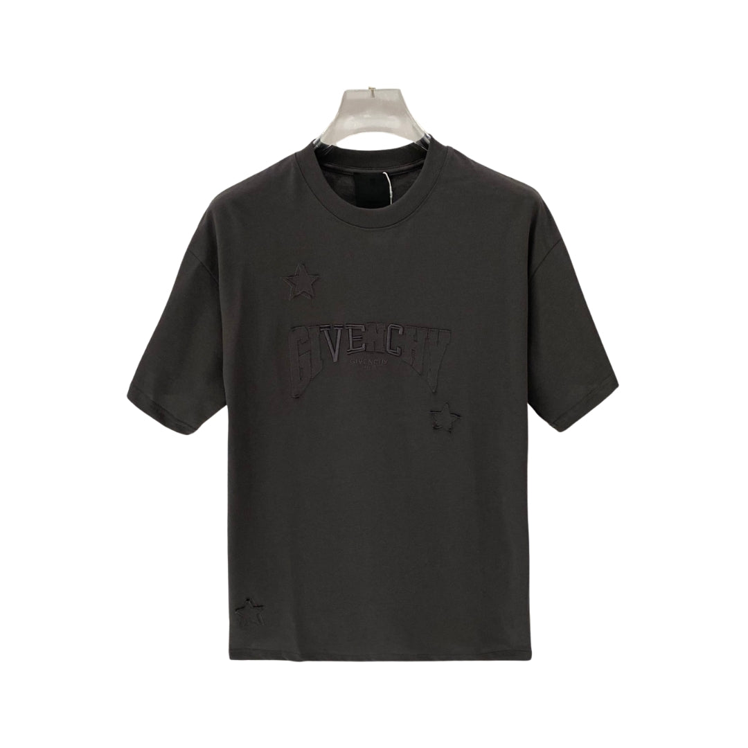Givenchy — Rubberised Logo T-Shirt — Grey