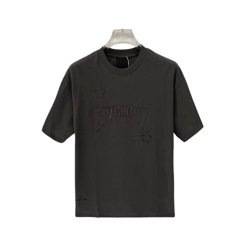 Givenchy — Rubberised Logo T-Shirt — Grey