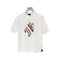 Fendi White Embellished Logo T-Shirt