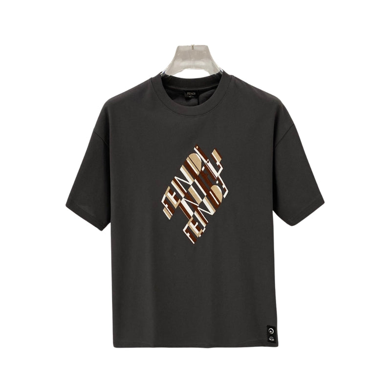 Fendi Logo impreziosito grigio