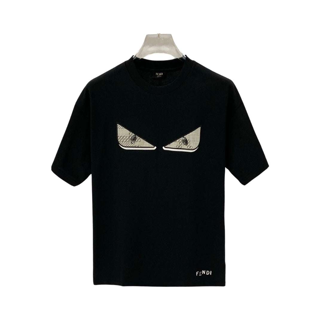 Fendi Black Monster Eyes T-Shirt