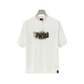 Fendi White Flocked Logo T-Shirt
