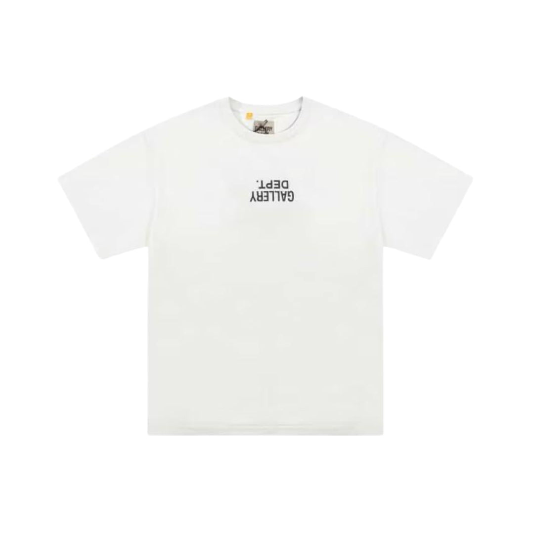 Gallery Dept. Embroidered Black Chest Logo T-Shirt