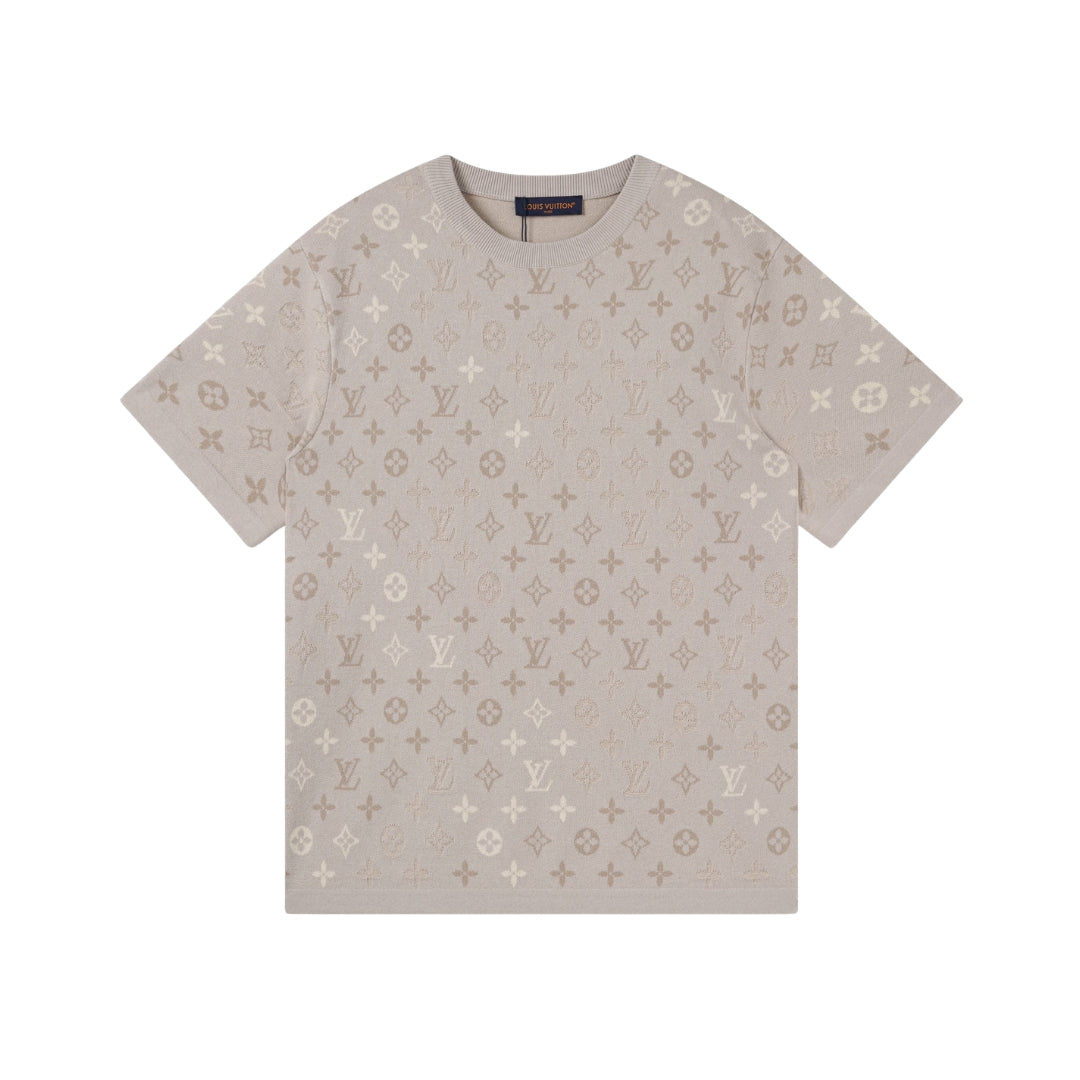 Louis Vuitton Grey Short Sleeve Monogram T-Shirt