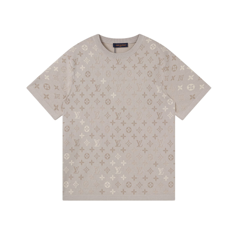 Louis Vuitton Grey Short Sleeve Monogram T-Shirt