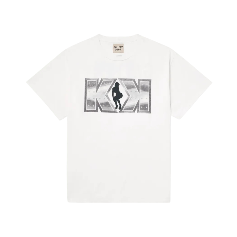 Gallery Dept. Funky Ass Records Glitter Print Cotton T-Shirt