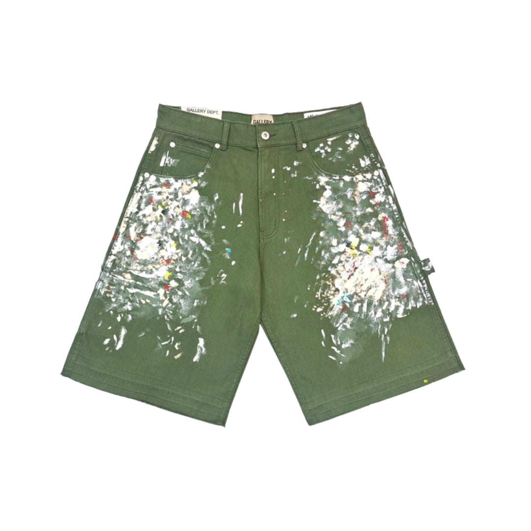 Gallery Dept Pantaloncini Da Pittore Platoon Verde Oliva