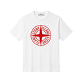 Stone Island White Compass Logo T-Shirt