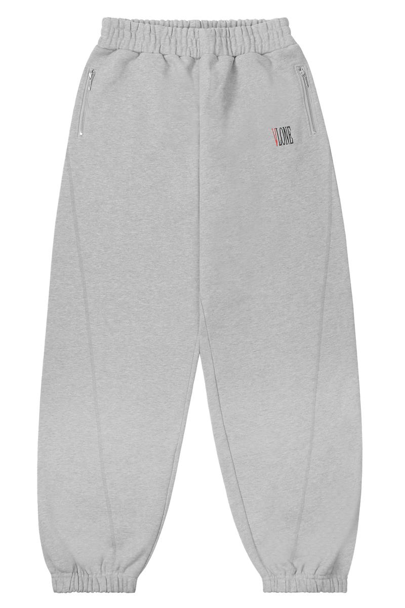 VLONE grey embroidered sweatpants