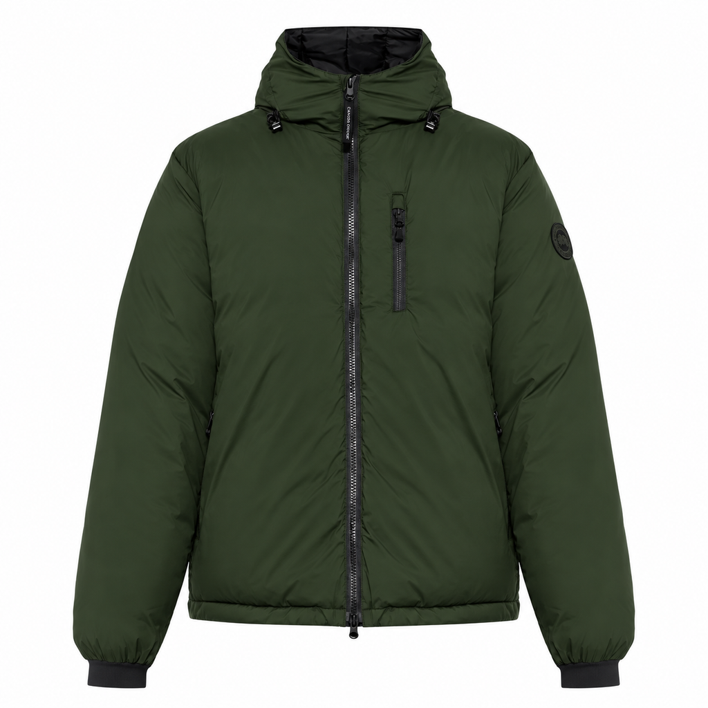Canada Goose Chest-Zip Hooded Jacket - Dark Green - Front