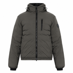 Canada Goose Chest-Zip Hooded Jacket - Gray - Front