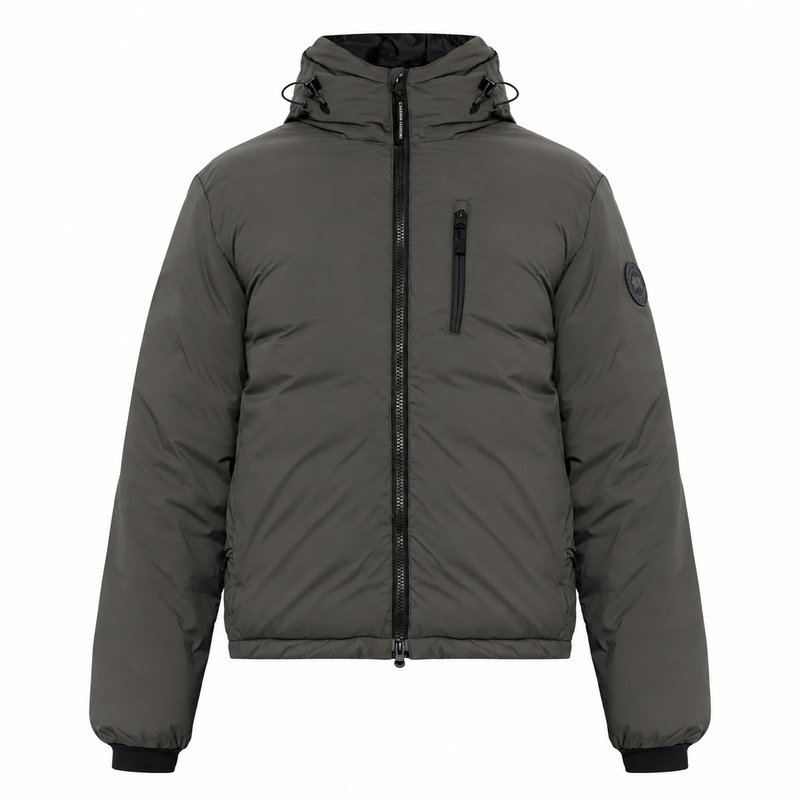 Canada Goose Chest-Zip Hooded Jacket - Gray - Front