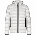 Canada Goose Glossy Hooded Puffer - White - Front