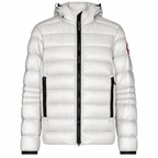 Canada Goose Glossy Hooded Puffer - White - Front