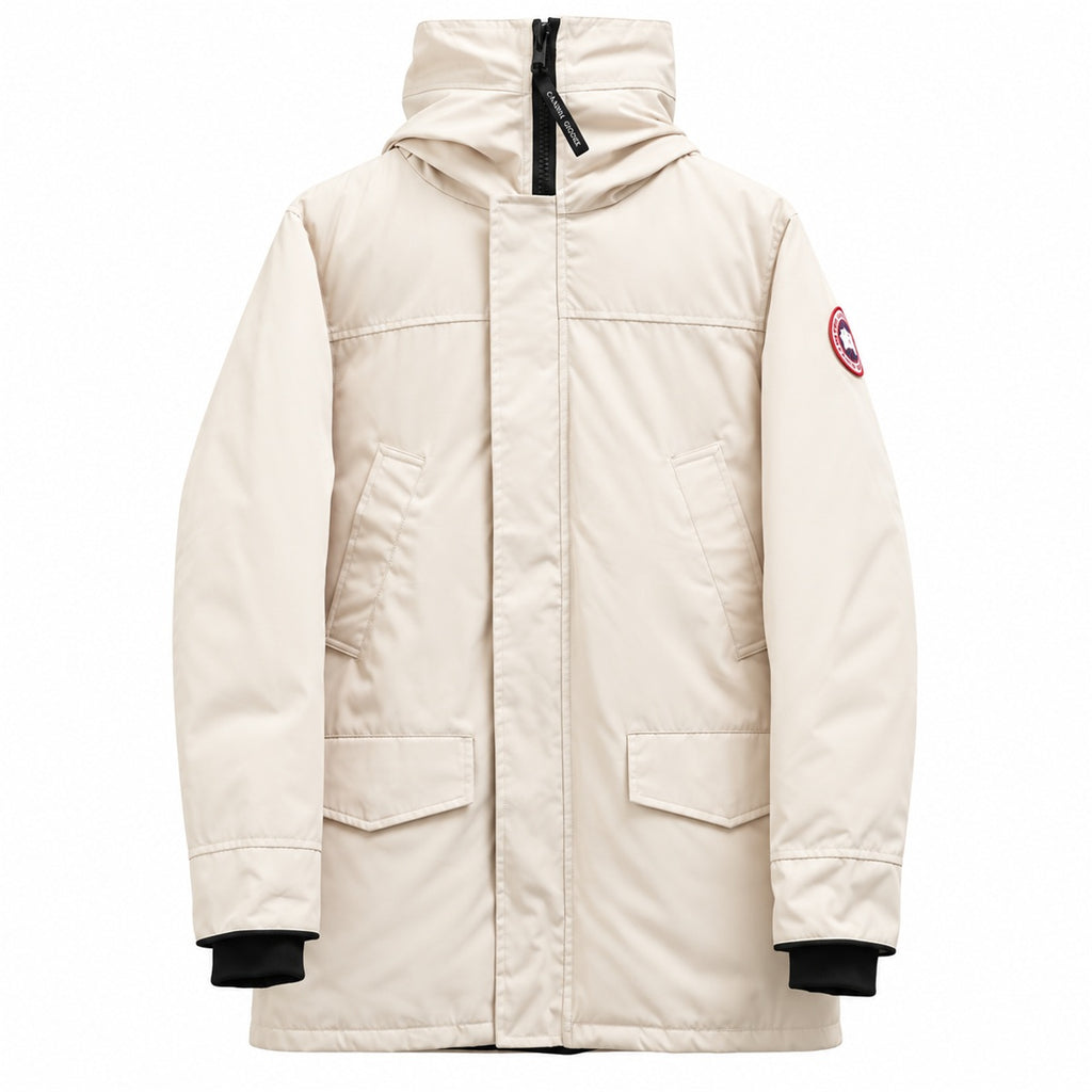 Canada Goose High-Collar Parka - Cream - Front